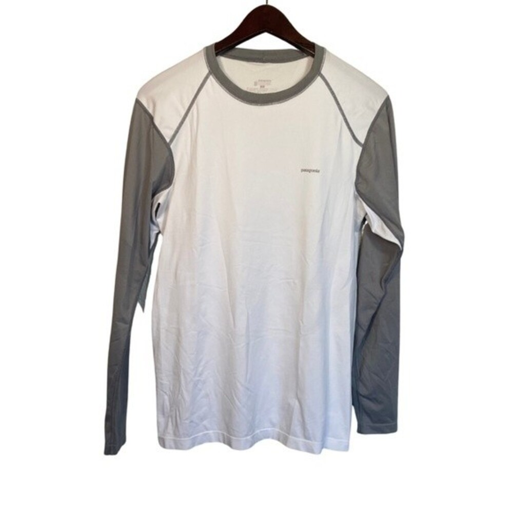 Patagonia Shirt Men L Capilene Stay Cool Fitted Stretch Long Sleeve Top Active